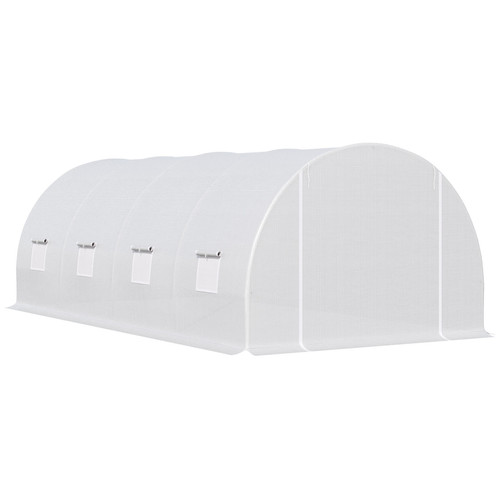 Polytunnel greenhouse 6x3x2m - polytunnel,