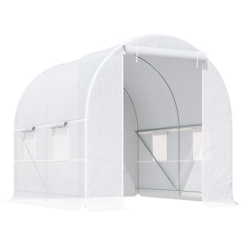 Outsunny walk poly tunnel - walk-in,