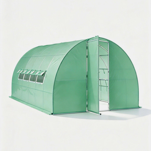 Green walk arched - green, walk-in
